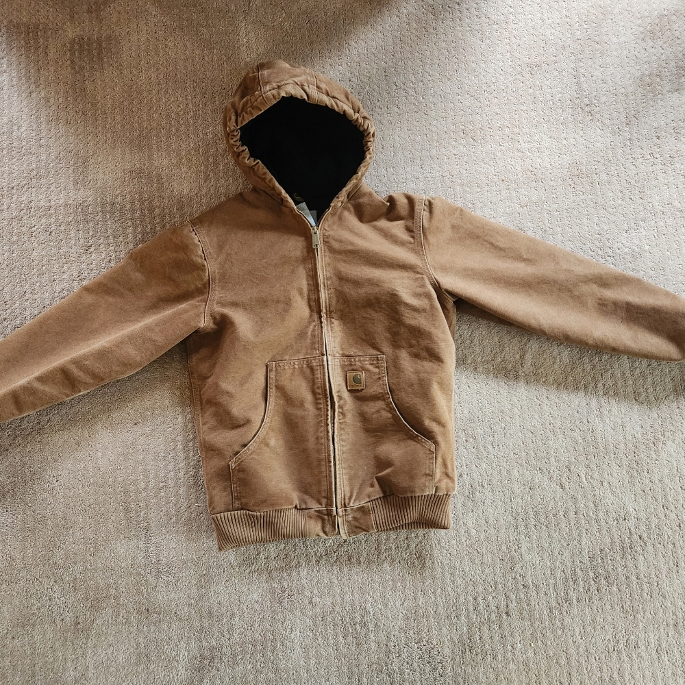Kids XL Hooded Carhartt jacket